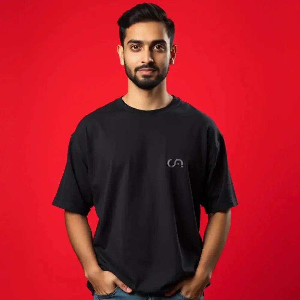 Cosmo Attire Drop Shoulder | Black - Cosmo Attire