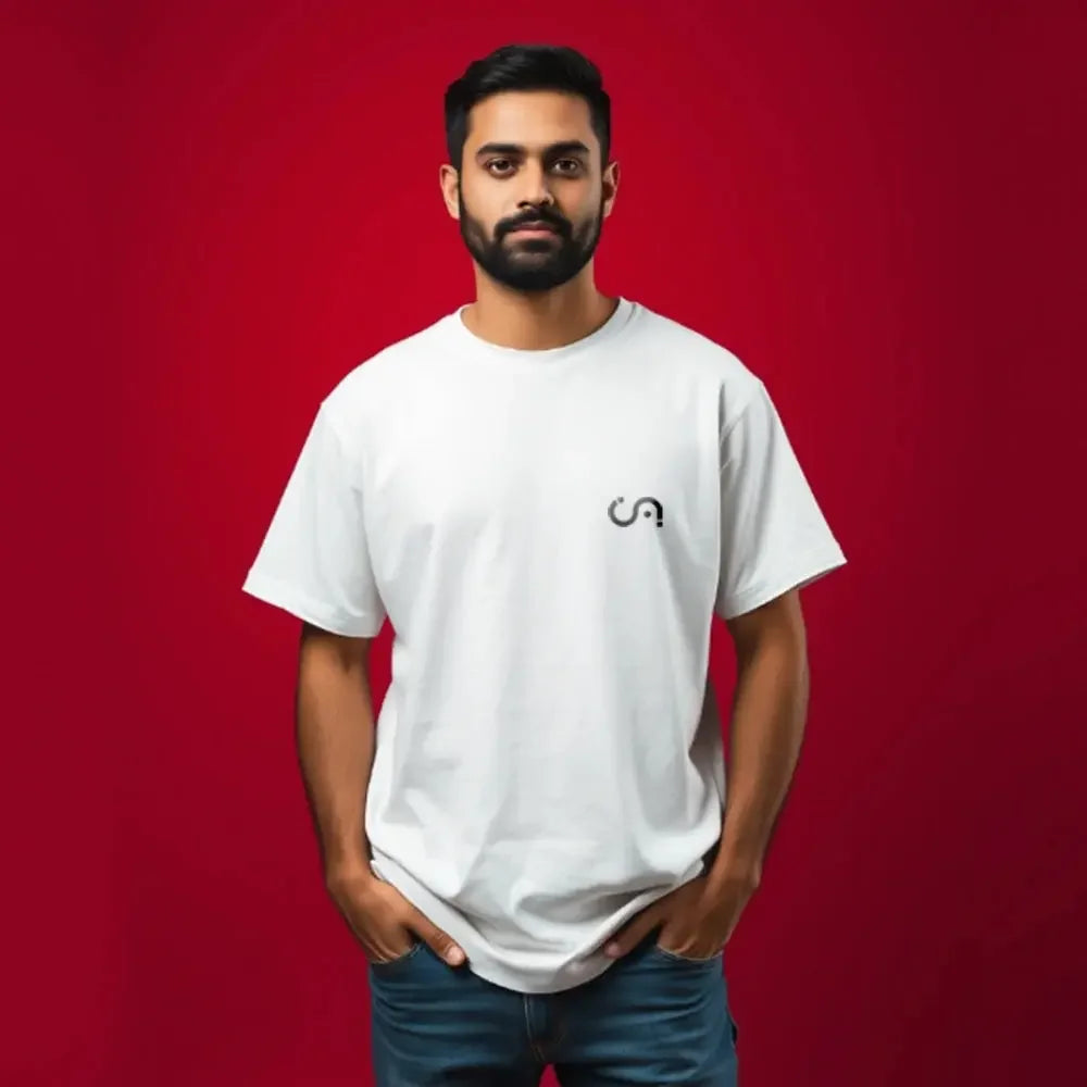 Cosmo Attire Drop Shoulder | White - Cosmo Attire