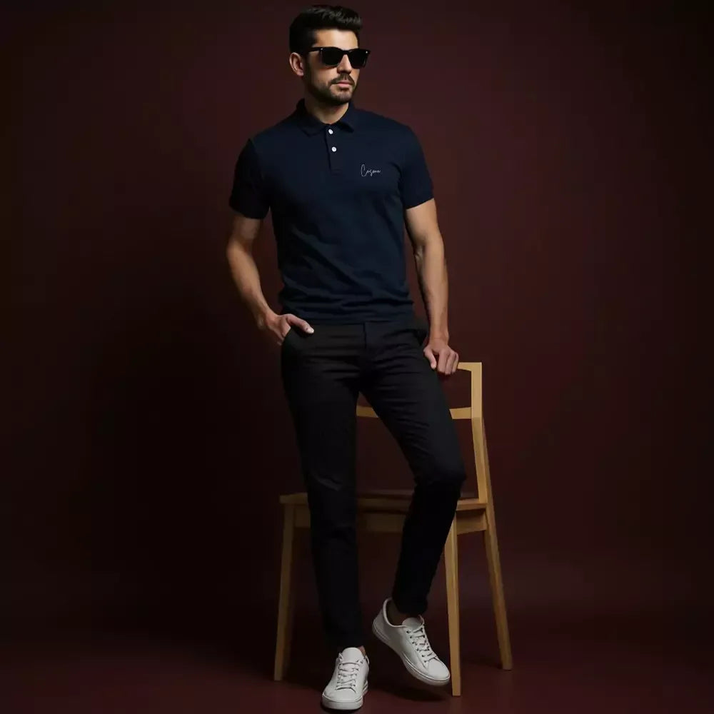 Cosmo Original Polo Navy Cosmo Attire