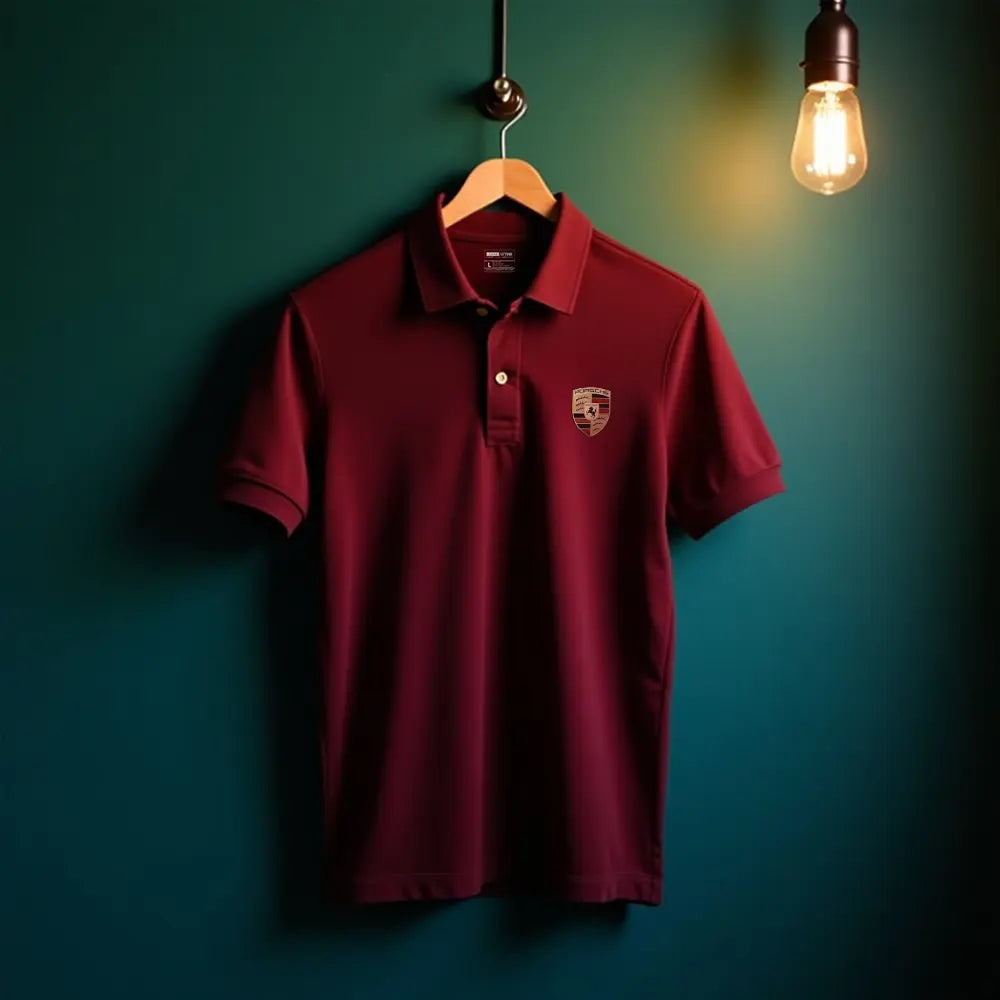 Cosmo Porsche Mark | Maroon Polo