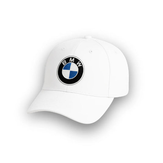 Cosmo Embroidered BMW Cap | White