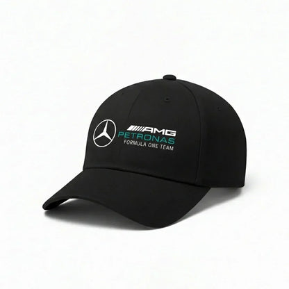 Printed Amg Momentum Cap | Black - Cosmo Attire