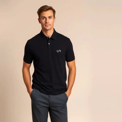 Cosmo Attire Polo | Black - Cosmo Attire