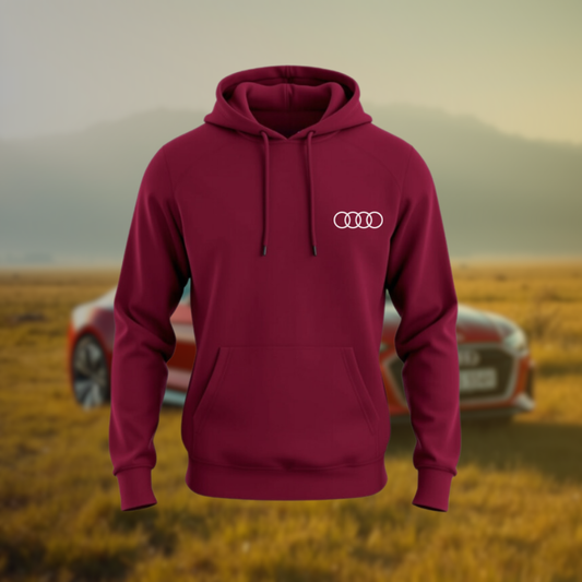Cosmo Audi Mark Hoodie Maroon Cosmo Attire