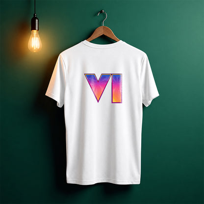Cosmo Rockstar VI Crew Neck | White Cosmo Attire
