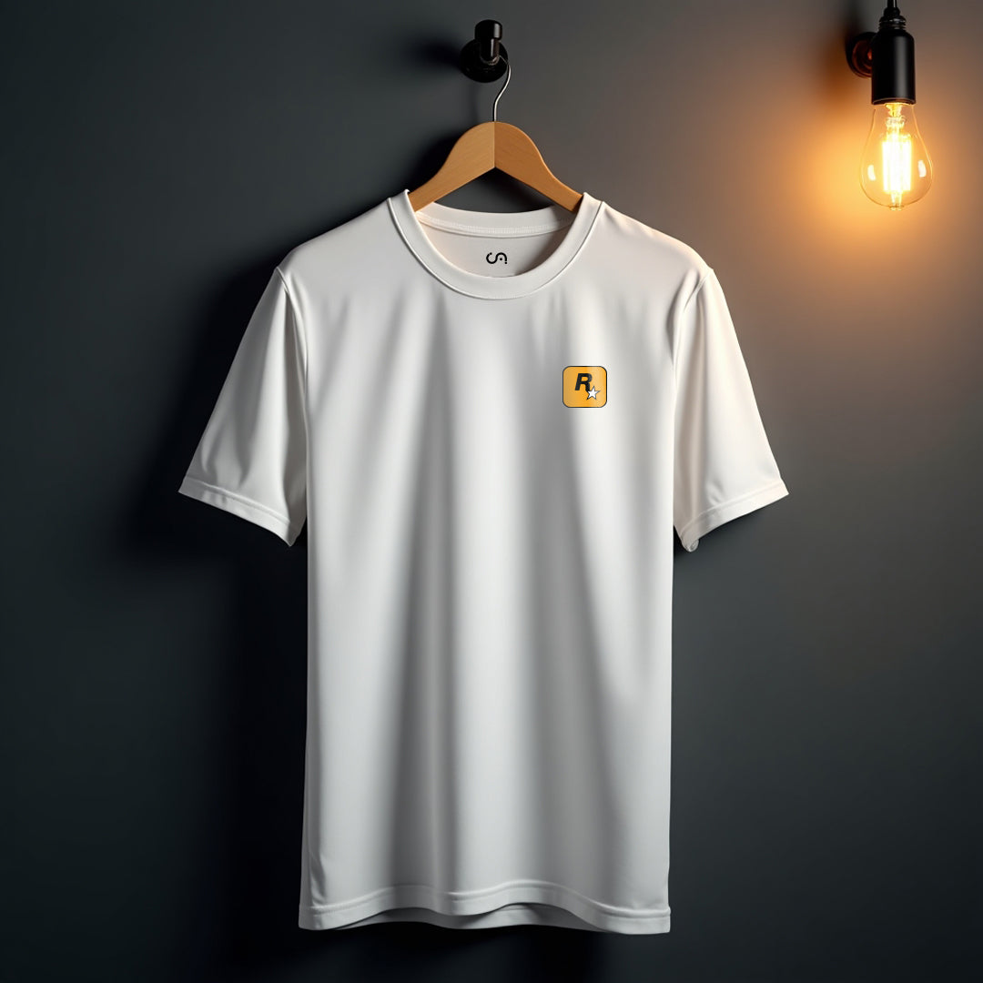 Cosmo Rockstar VI Crew Neck | White Cosmo Attire