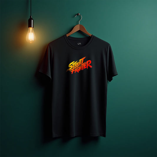 Cosmo Street Fighter Classic Crew Neck | Black Cosmo Attire