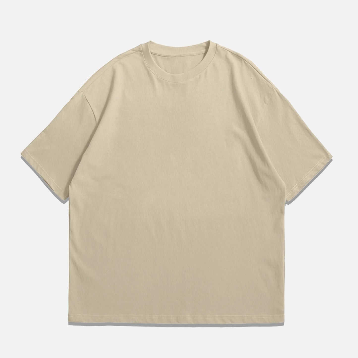 Drop Shoulder | Beige oversized