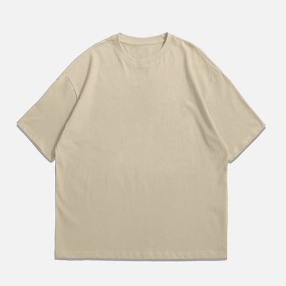 Drop Shoulder | Beige oversized