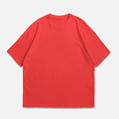 Cosmo Attire Drop Shoulder | Red - Cosmo Attire