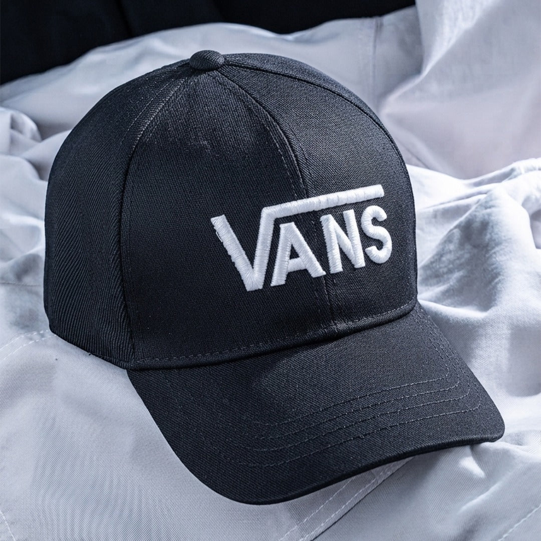 Embroidered Vans | Black Black Cotton Cosmo Attire