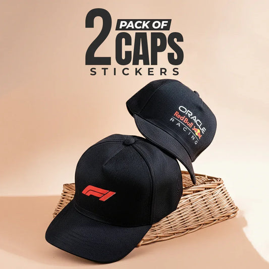 Printed Monaco Run Cap Pack of 2 - Cosmo Attire