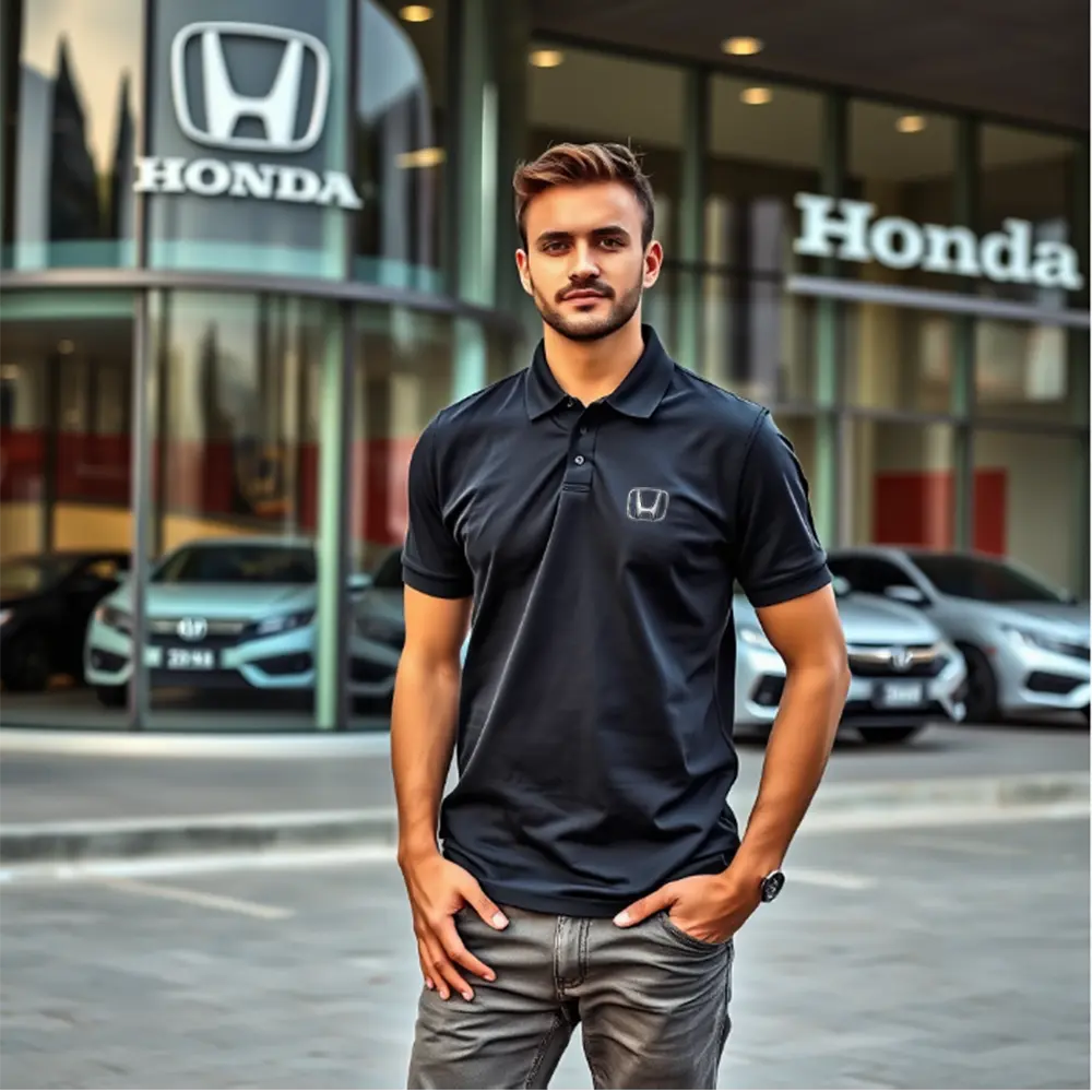 Honda mark black polo 