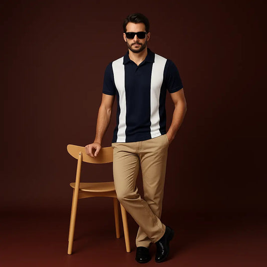 Marine polo shirt