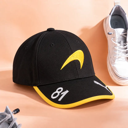 McL Piastri 81 – Edition Cap Black Cotton Cosmo Attire
