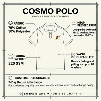 Cosmo Vette Polo Cosmo Attire