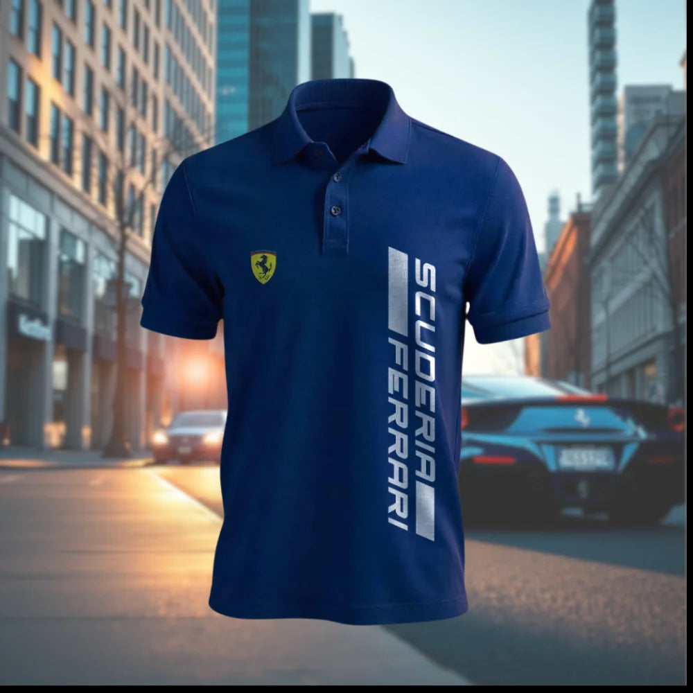 ferrari blue polo