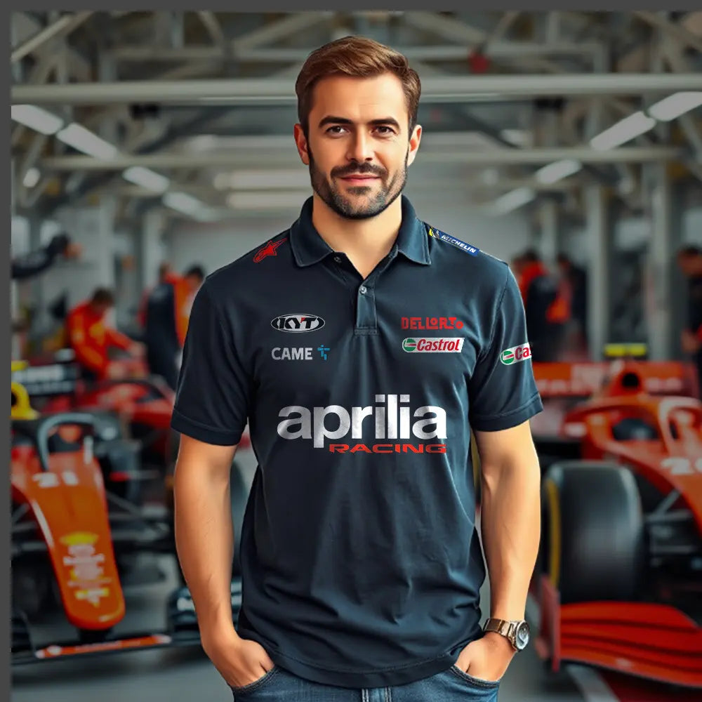 Cosmo GrandPrix Polo | Black - Cosmo Attire