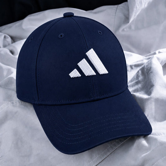 Embroidered Stride Cap | Navy Navy Cotton Cosmo Attire