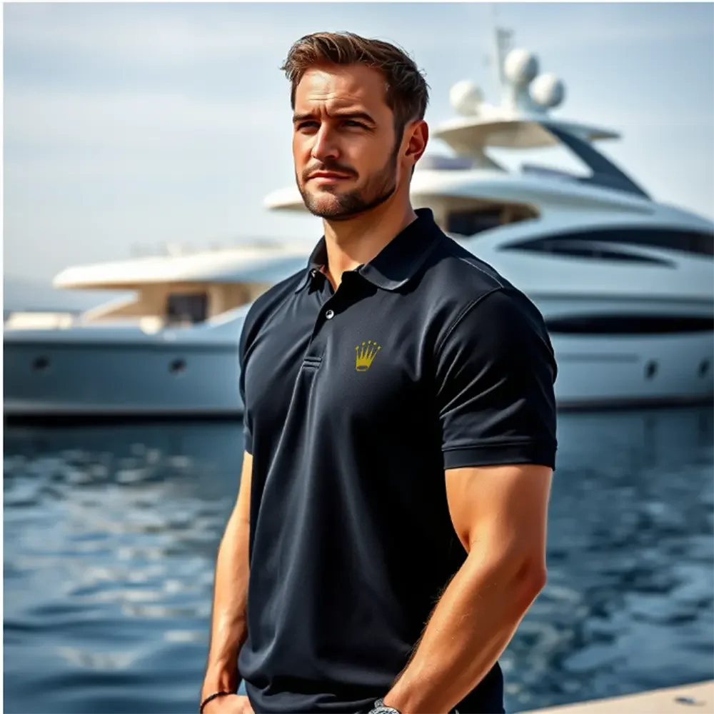 Cosmo Cosmograph Polo | Black - Cosmo Attire