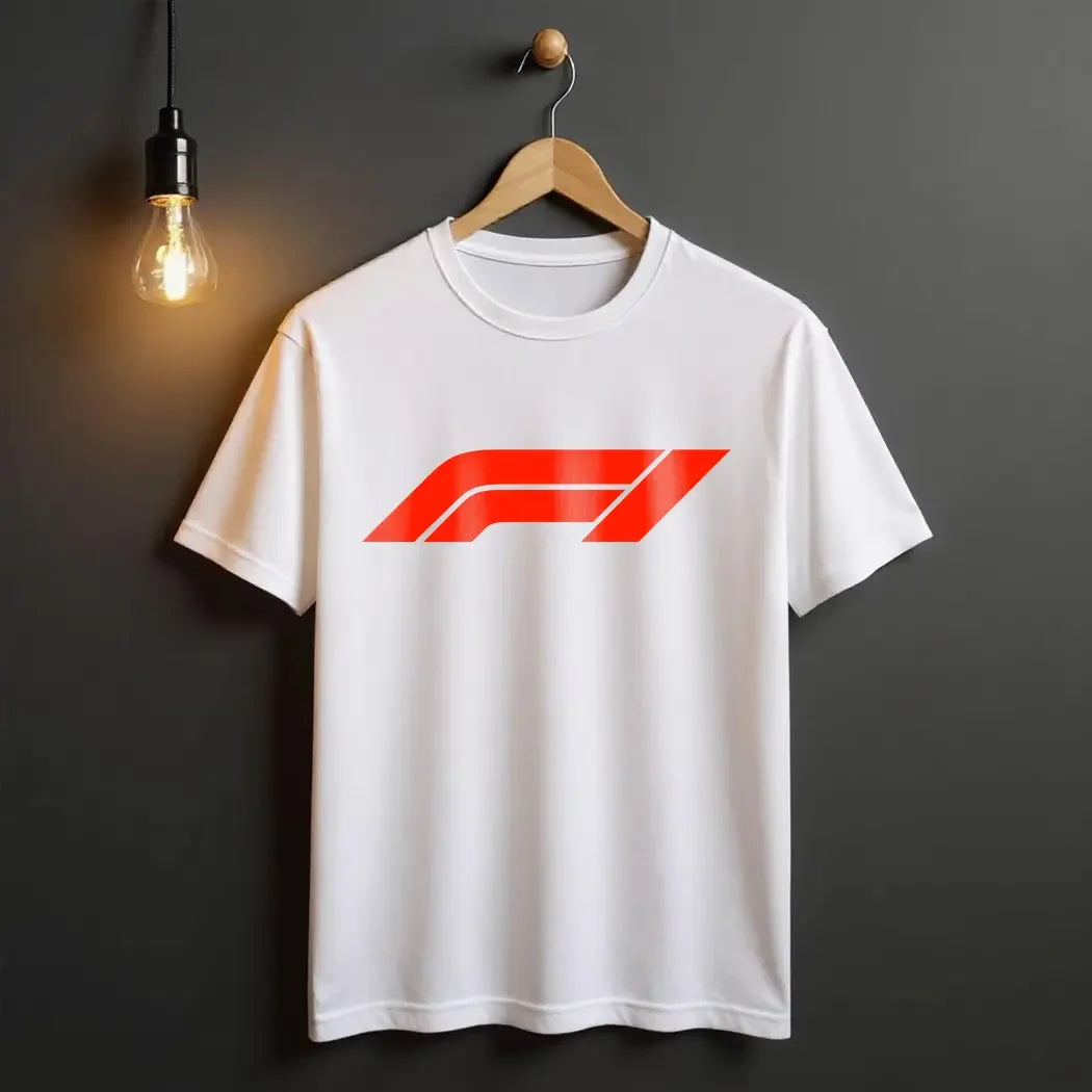 Cosmo PitStop Crew Neck | White - Red Label - Cosmo Attire