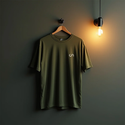 Cosmo Attire Drop Shoulder | Olive Green - Cosmo Attire