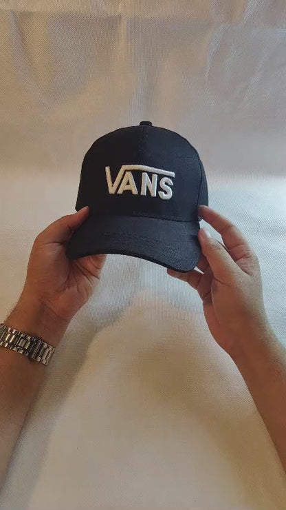 Embroidered Vans | Black
