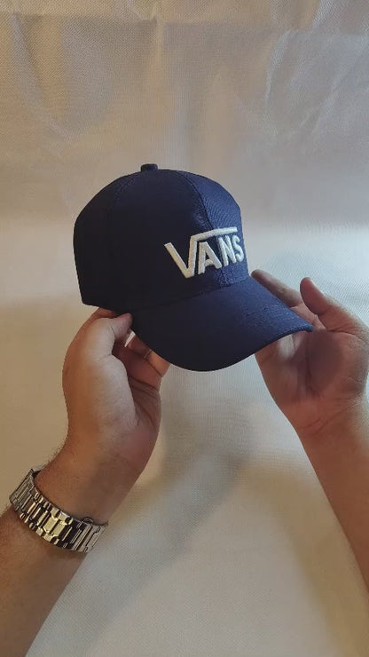 Embroidered Vans Cap | Navy