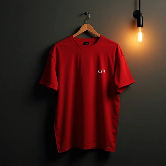 Cosmo Attire Drop Shoulder | Red Cosmo Attire
