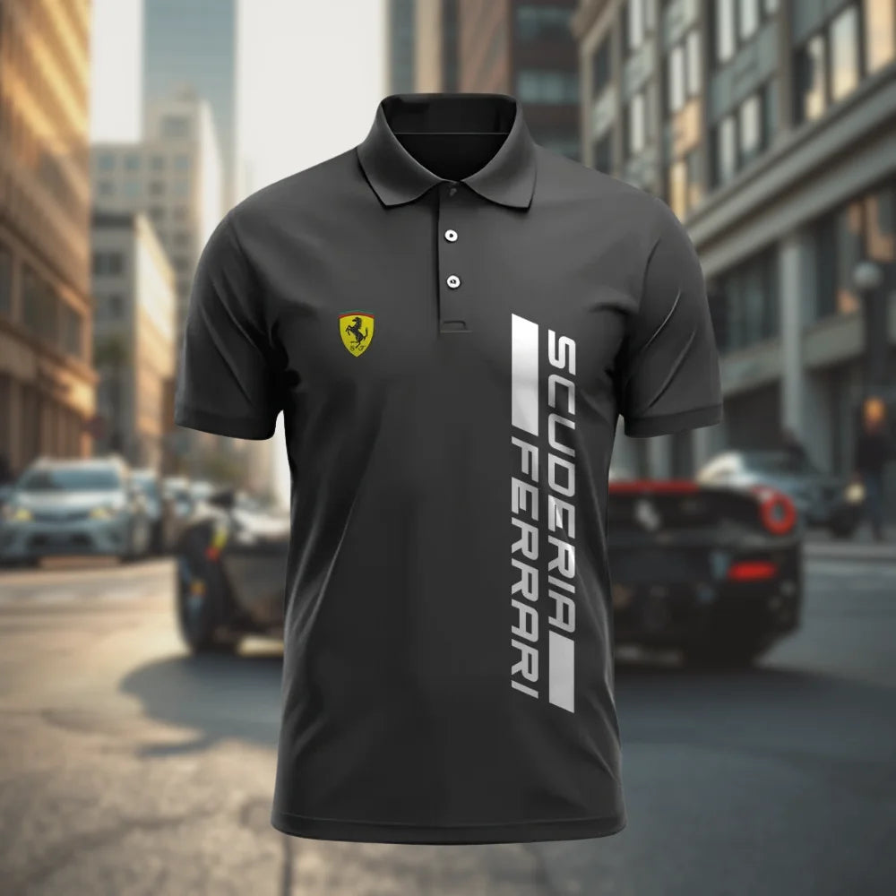 ferrari black polo