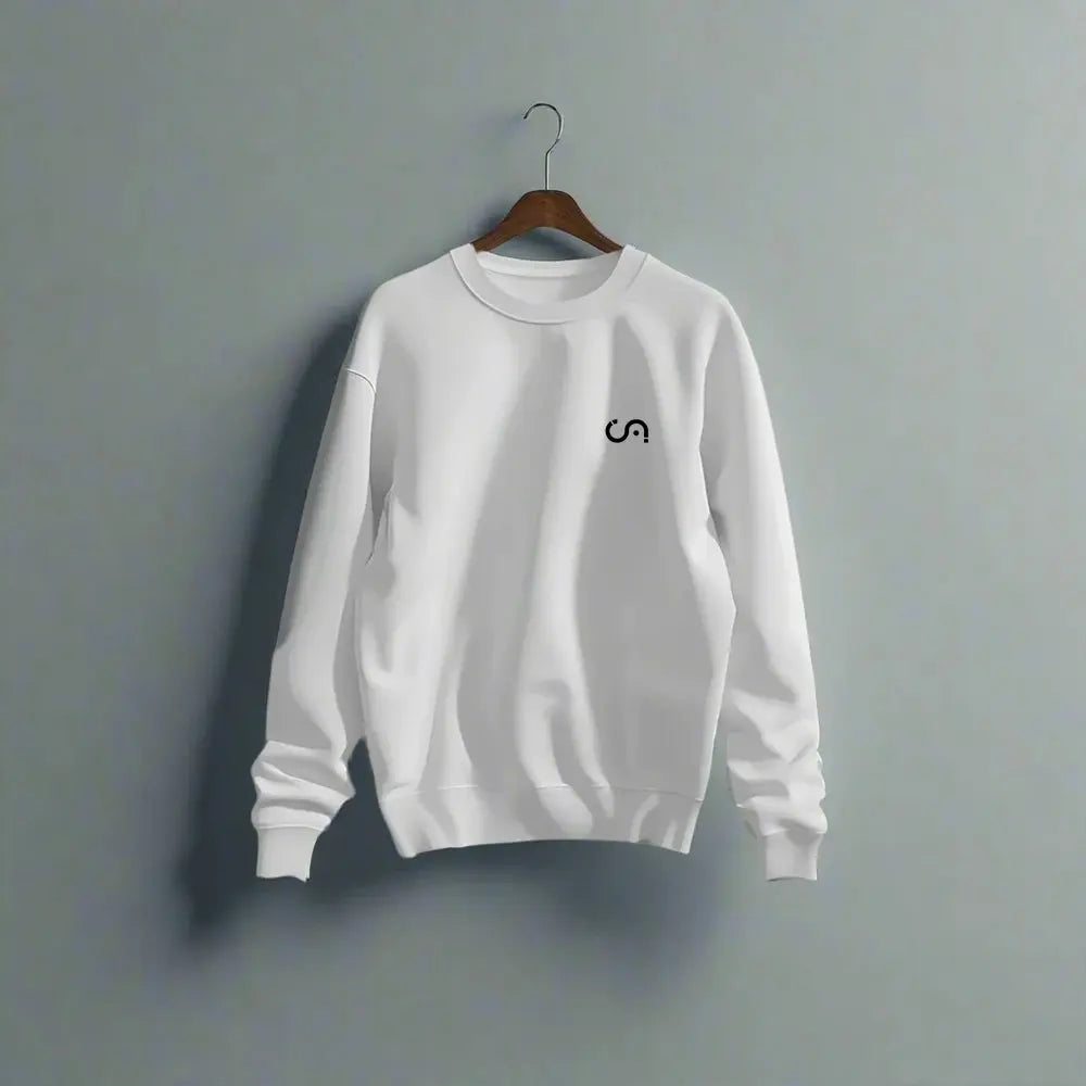 Cosmo Attire Sweat Shirt | White Cosmo Attire